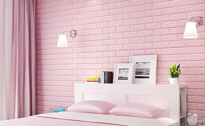 Trang trí phòng ngủ bằng xốp dán tường đẹp với 20 ý tưởng độc đáo ...